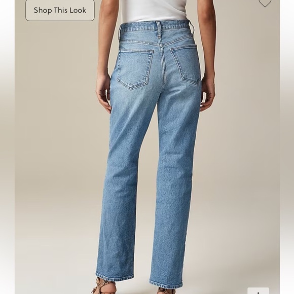 j crew Eliz High-rise straight jean in 1996 semi-stretch - Picture 3 of 6